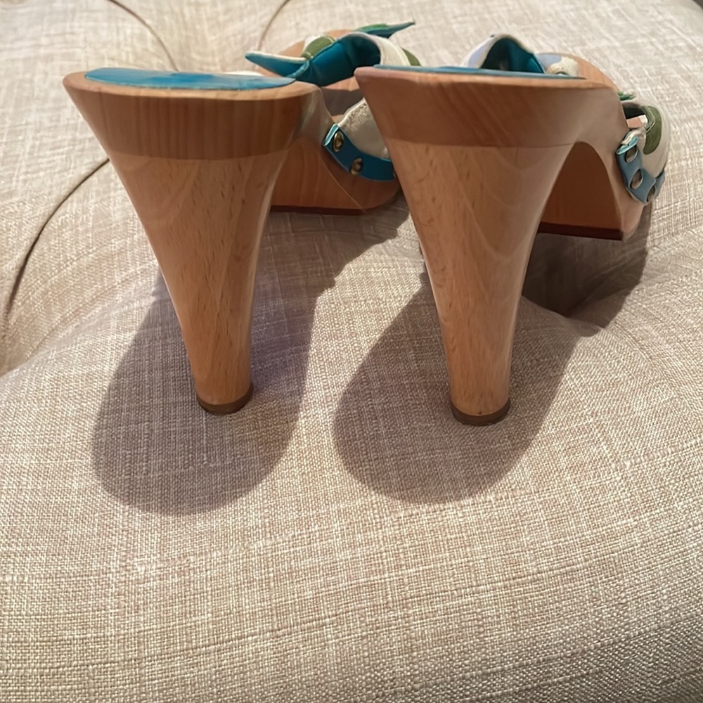 Coach high heel peep toe sandal - Picture 4 of 6